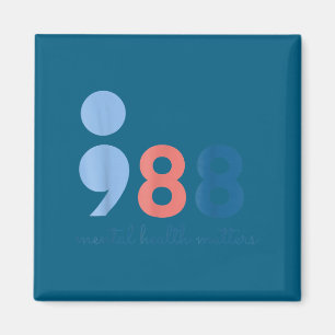 988 Psychische Gesundheit S Suizidpräventions-Bewu Magnet