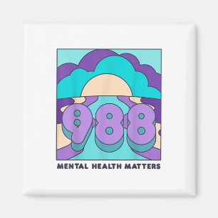 988 Psychische Gesundheit S Suizidpräventionsbewus Magnet
