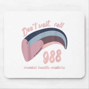 988 Psychische Gesundheit S Suizidpräventionsbewus Mousepad