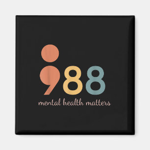 988 Selbstmord- und Krisen-Hotline Die Welt brauch Magnet