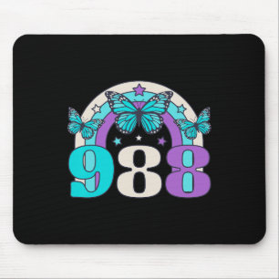 988 Selbstmordprävention Bewusstsein Psychische Ge Mousepad