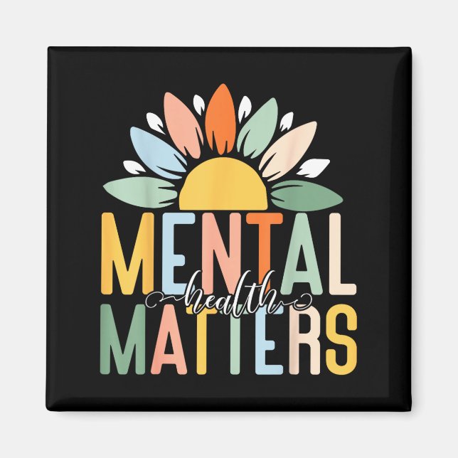 988 Semicolon Mental Health S Suicide Prevention W Magnet (Vorne)