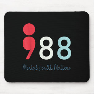 988 Semikolon Psychische Gesundheit S Suizidpräven Mousepad
