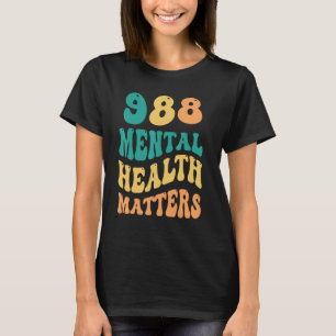 988 Semikolon Psychische Gesundheit zählt Selbstmo T-Shirt