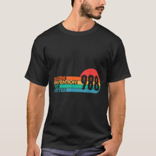 988-Shirt Suizidpräventions-Hotline 988 Bewusstsei T-Shirt