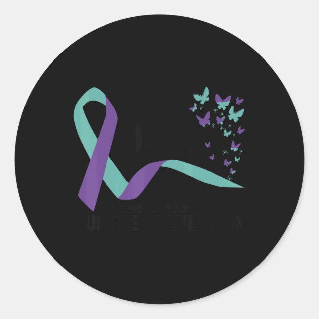 988 Suicide Prevention 988  Runder Aufkleber (Vorderseite)