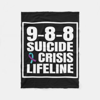 988 Suizid und Krisen Lebensader Suizidprävention Fleecedecke