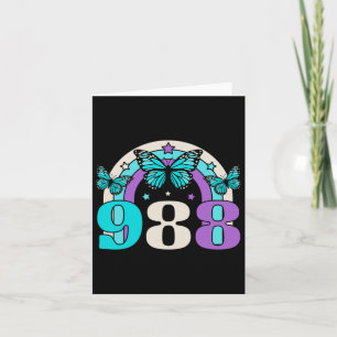 988 Suizidprävention Bewusstsein für psychische Ge Karte