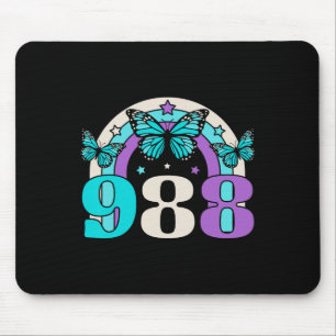 988 Suizidprävention Bewusstsein für psychische Ge Mousepad