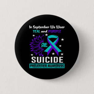 988 Suizidprävention Bewusstsein Semi-colon Mental Button