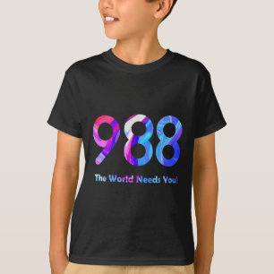 988 Suizidprävention Bleibe Morgen braucht Männer T-Shirt