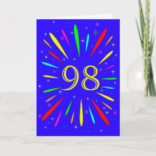 98. Birthday Explosion Card Karte