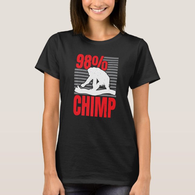98 Chimp Affe Ape Schimpanzee Whisperer T-Shirt (Vorderseite)