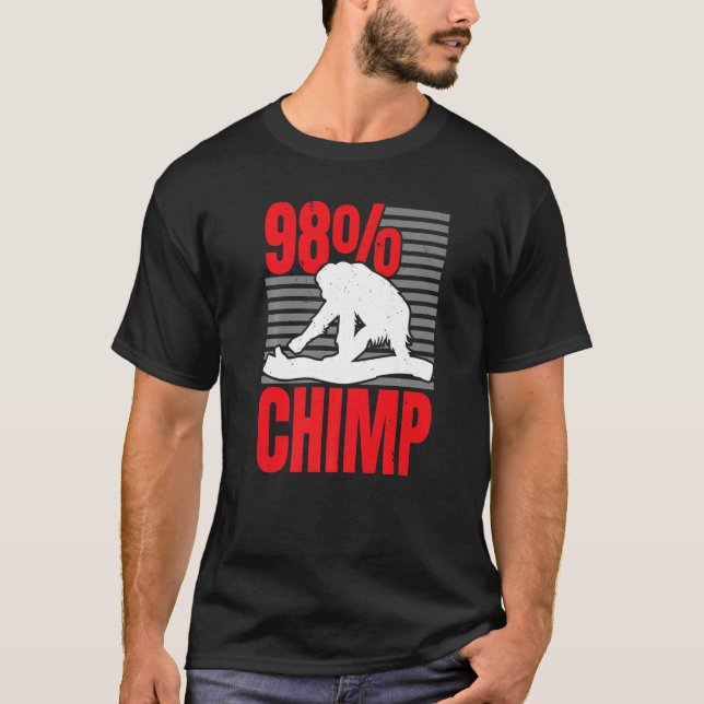 98 Chimp Affe Ape Schimpanzee Whisperer T-Shirt (Vorderseite)