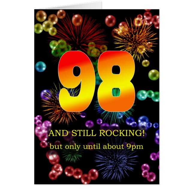 98. Geburtstag noch rocken (Vorne)