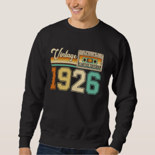 98 Jahre alt 1926 Vintag 98. Geburtstag Männer Fra Sweatshirt