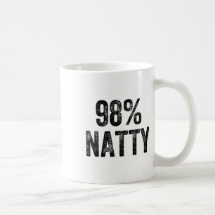 98 Prozent Natty-Gym-Kraftsportler Bodybuilder Kaffeetasse