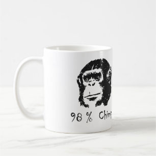 98 Prozent-Schimpanse-Tasse Tasse