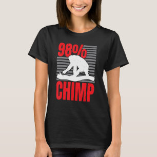 98 Schimpanse Affe   Schimpanse Schimpansen Flüste T-Shirt