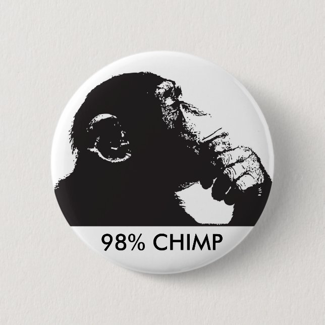 98% SCHIMPANSE BUTTON (Vorderseite)