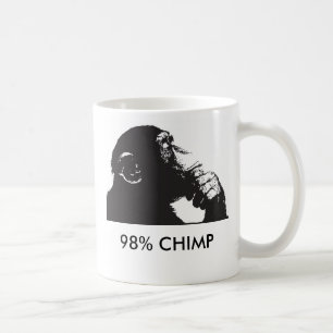 98% SCHIMPANSE KAFFEETASSE