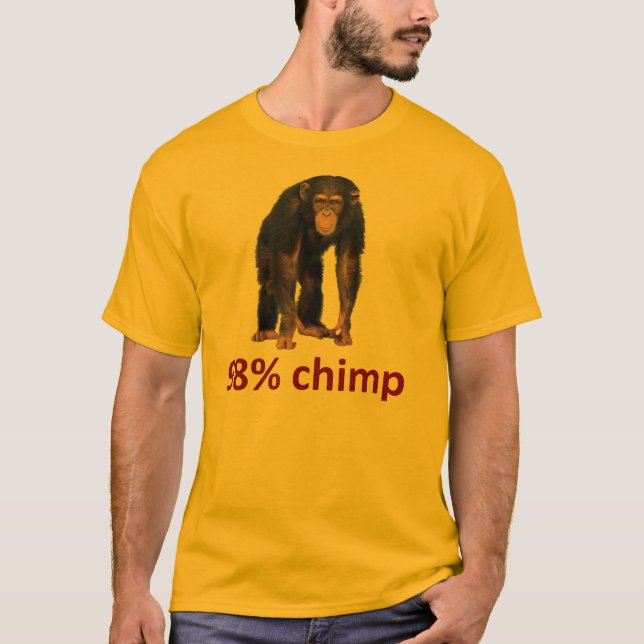 98% Schimpanse T-Shirt (Vorderseite)