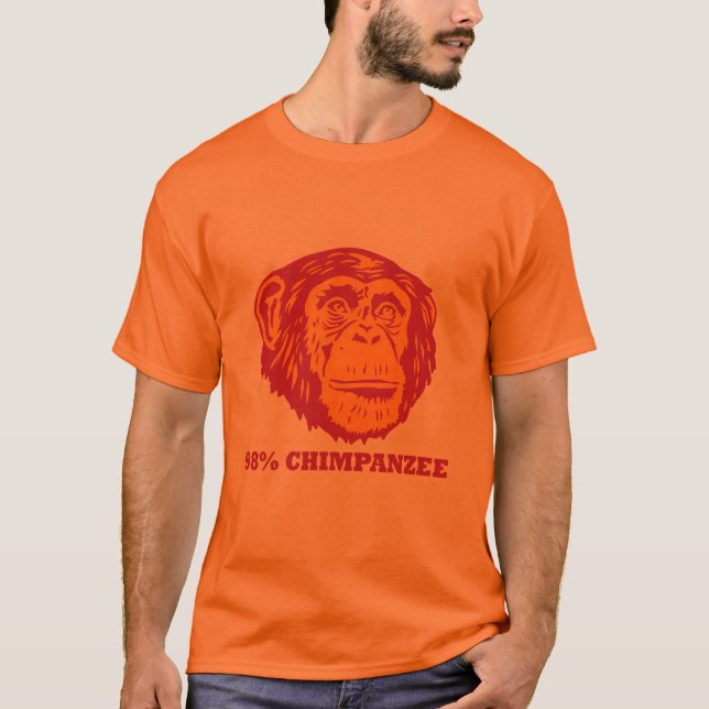 98% Schimpanse T-Shirt (Vorderseite)