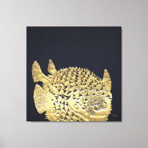 999.9: Puffer fish Leinwanddruck