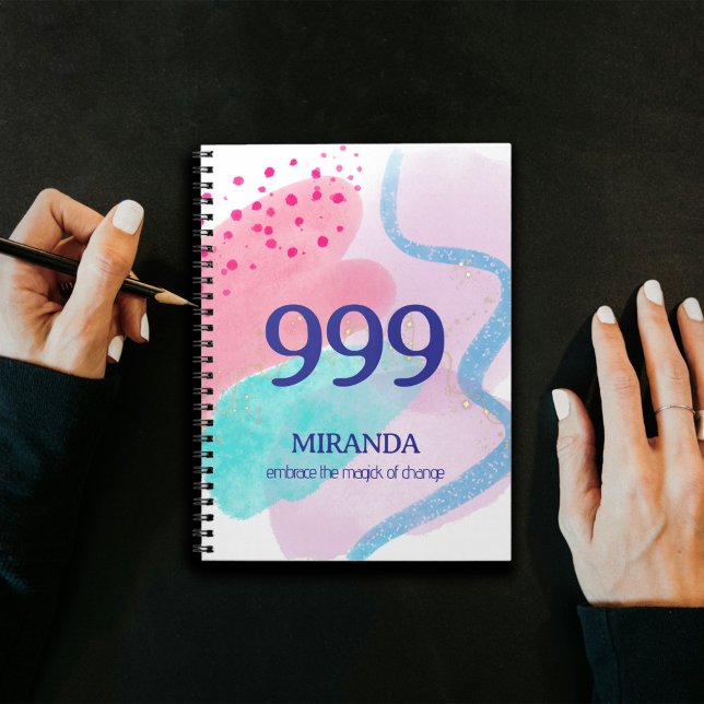 999 Angel Number Spiritual Rebirth Manifestation Notizblock (999 Angel Number Spiritual Rebirth Manifestation Notebook Journal)