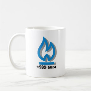 +999 Aura-Rollen Meme-Kaffee, Hot-Schokolade-Tasse Kaffeetasse