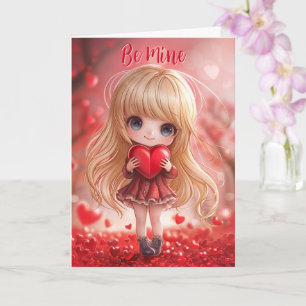 99,9% perfekte Chibi Valentinstagskarte Karte