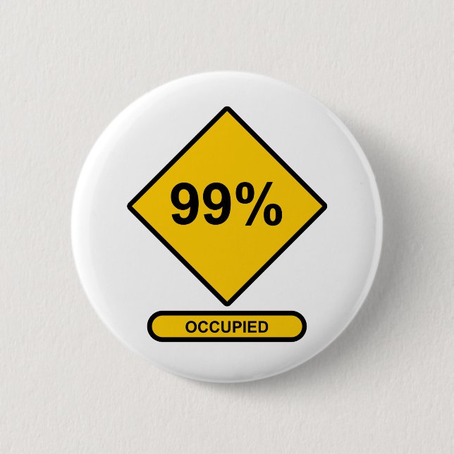 99 % besetzt button (Vorderseite)