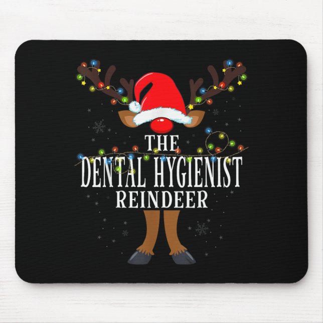 99 Christmas Matching Family Reindeer Uni-adults R Mousepad (Vorne)