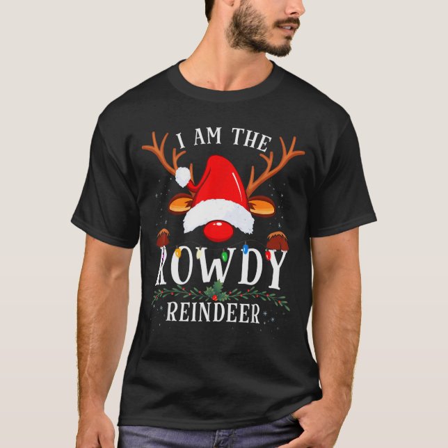 99 Christmas Reindeer Costume Party - I Am The Row T-Shirt (Vorderseite)