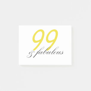99 & Fabulous Post-it Klebezettel