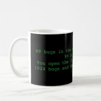 99 Fehler im Code, lustige Programmierer-Tasse Tasse