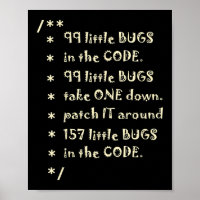 99 Fehler in Code Software Funny Engineer Tester