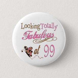 99. Geburtstag Button