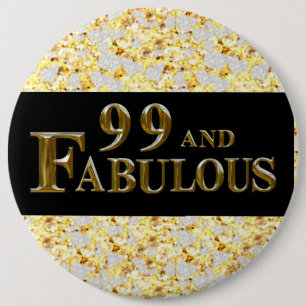 99. Geburtstag Button