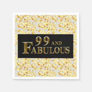 99. Geburtstag Serviette
