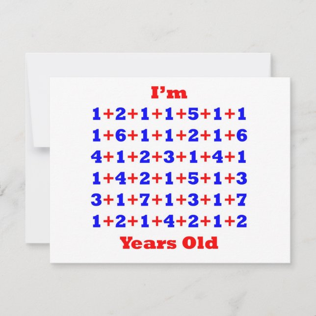 99 Jahre alt! Karte (Vorderseite)