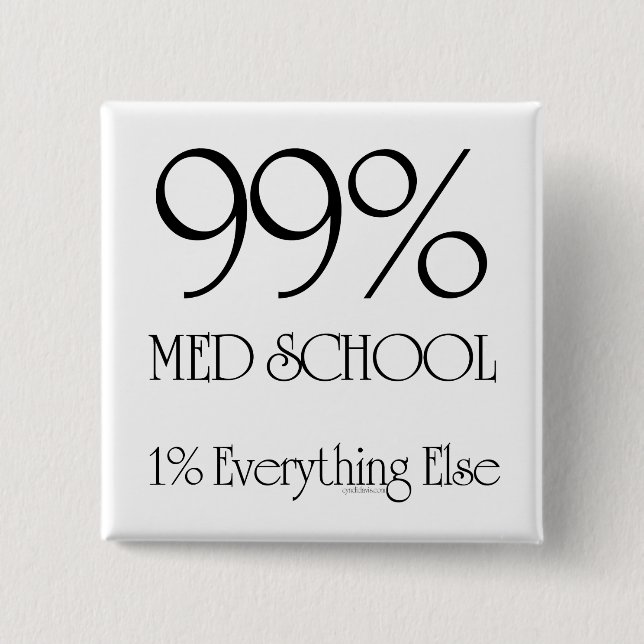 99% MED-Schule Button (Vorderseite)