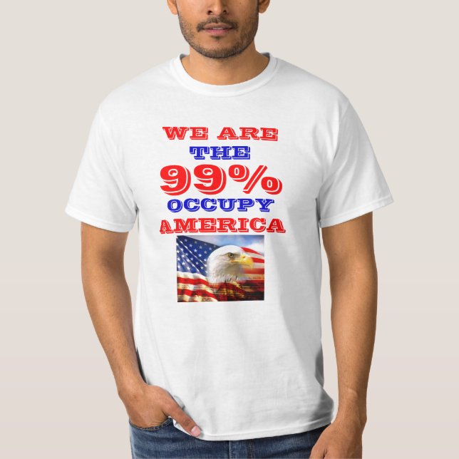 99 PROZENT BESETZEN AMERIKA-T - SHIRT (Vorderseite)