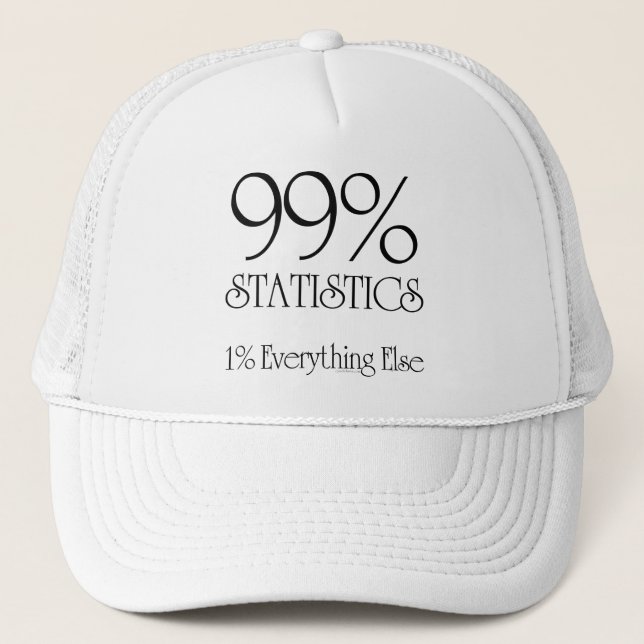 99% Statistiken Truckerkappe (Vorderseite)