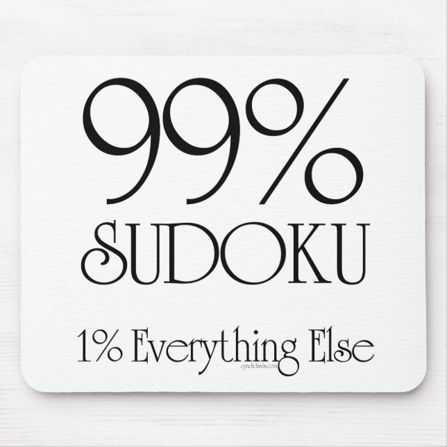 99% Sudoku Mousepad (Vorne)