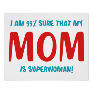 99% Superfrau Poster