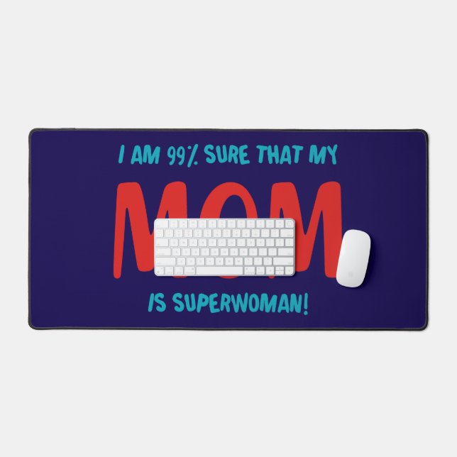 99% Superfrau Schreibtischunterlage (Tastatur & Maus)