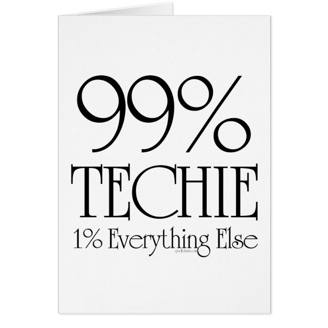 99% Techie (Vorne)