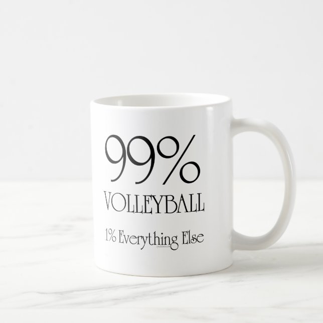 99% Volleyball Kaffeetasse (Rechts)