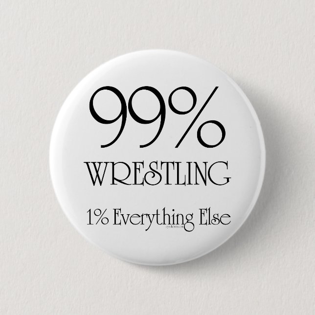 99% Wrestling Button (Vorderseite)